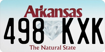 AR license plate 498KXK