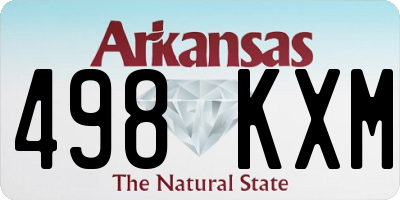 AR license plate 498KXM