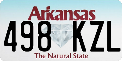 AR license plate 498KZL