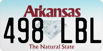 AR license plate 498LBL