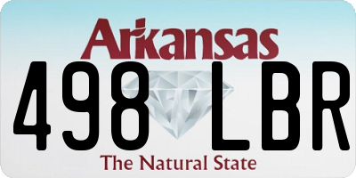 AR license plate 498LBR