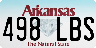 AR license plate 498LBS