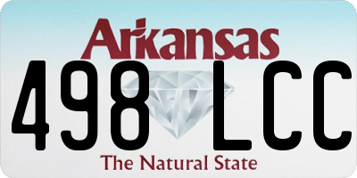 AR license plate 498LCC