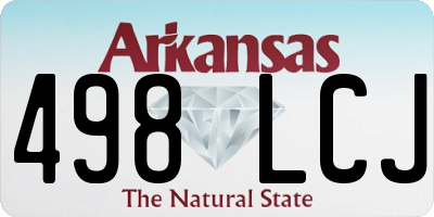 AR license plate 498LCJ