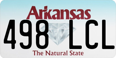 AR license plate 498LCL