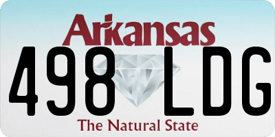 AR license plate 498LDG