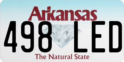 AR license plate 498LED