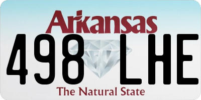 AR license plate 498LHE