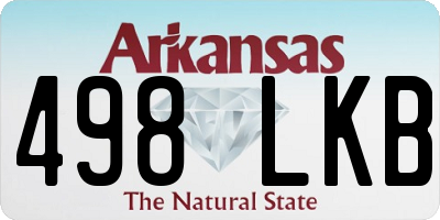 AR license plate 498LKB