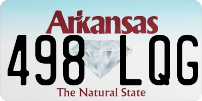 AR license plate 498LQG