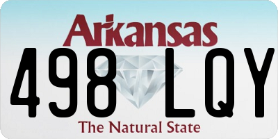 AR license plate 498LQY