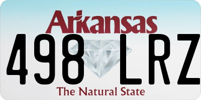 AR license plate 498LRZ