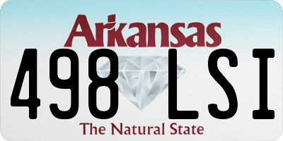 AR license plate 498LSI