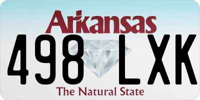 AR license plate 498LXK