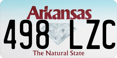 AR license plate 498LZC