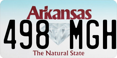 AR license plate 498MGH