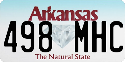 AR license plate 498MHC