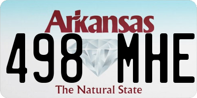 AR license plate 498MHE