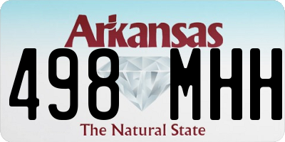 AR license plate 498MHH