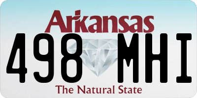 AR license plate 498MHI