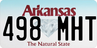 AR license plate 498MHT