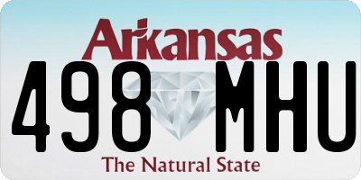 AR license plate 498MHU
