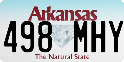 AR license plate 498MHY