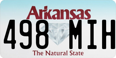 AR license plate 498MIH
