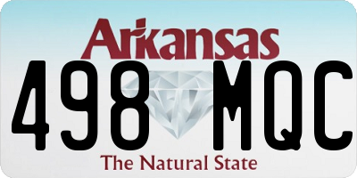 AR license plate 498MQC