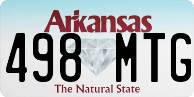AR license plate 498MTG