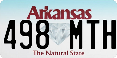 AR license plate 498MTH