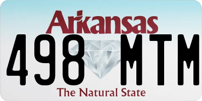 AR license plate 498MTM