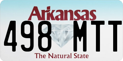 AR license plate 498MTT