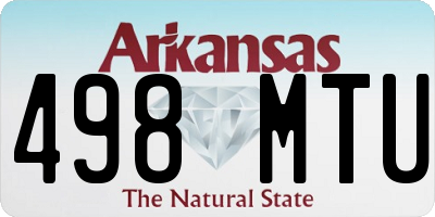 AR license plate 498MTU