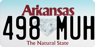 AR license plate 498MUH
