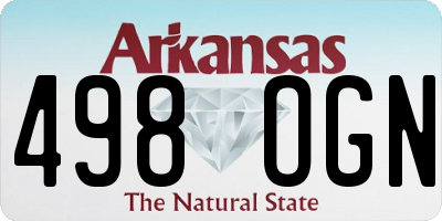 AR license plate 498OGN