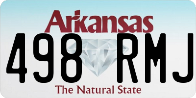 AR license plate 498RMJ