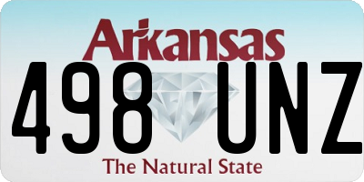 AR license plate 498UNZ