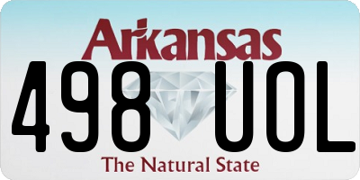 AR license plate 498UOL