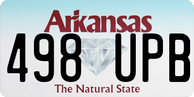 AR license plate 498UPB