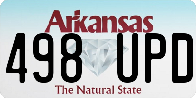 AR license plate 498UPD