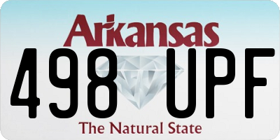 AR license plate 498UPF