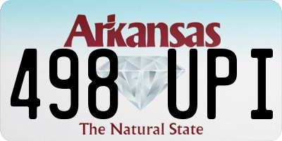 AR license plate 498UPI