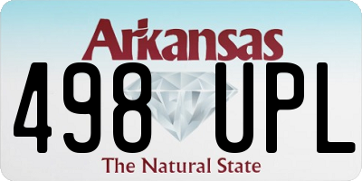 AR license plate 498UPL