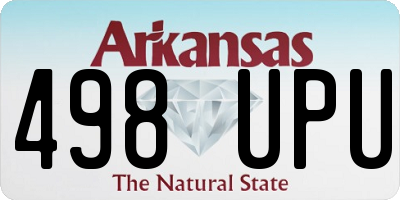 AR license plate 498UPU