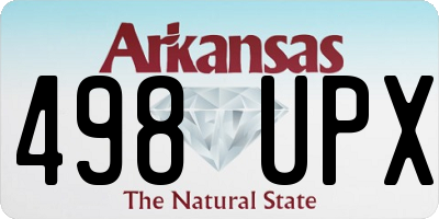 AR license plate 498UPX
