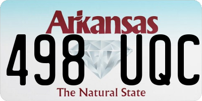 AR license plate 498UQC