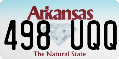 AR license plate 498UQQ