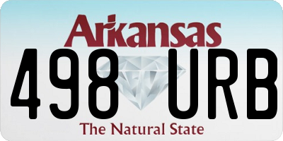 AR license plate 498URB