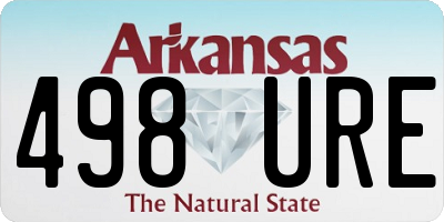 AR license plate 498URE